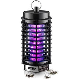 Bug Zapper, 3000V High Powered Mosquito Fruit Fly Zappers Killer, Insect Fly Swatter Zapper Mosquito Trap Outdoor, Fly Traps, Gnat Killer for Indoor, Home, Garden, Backyard (Black)