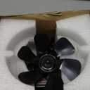 Wood Stove Fan with Magnet: Fireplace Fan for Wood Burning Stoves, Heat Powered Pipe Fireplace Fan Quiet Warm Air Circulation for Log Burner/Camping Hot Tent Stove (Stick on Chimney Tube, 6-Blades)