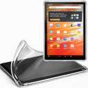 Clear Case for (13th Gen,2023) Amazon Fire HD 10 Tablet Only,Thin Slim Lightweight Scratch Proof Silicone Rubber TPU Back Cover,Only Compatible with 2023 Amazon Fire HD 10 13th Gen