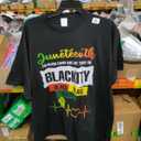 Juneteenth Blackity Black African June 19th Men Women Kids T-Shirt