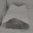 Cervical Neck Pillow for Pain Relief Sleeping, Neck Support Pillows for Sleeping with Cooling Pillowcase, Ergonomic Memory Foam Pillows, Contour Orthopedic Pillow for Side Back Stomach Sleeper (Pure White)