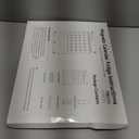 IDEATECH Acrylic Magnetic Fridge Calendar Magnet Strong, Clear Dry Erase Board Calendar for Refrigerator, Vertical 2in1 Monthly Planner & to Do List for Fridge, Whiteboard Organizer House Decor,White (12"W x 16"H)