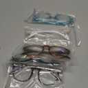 GIBLOGO Reading Glasses for Women/Men Eye Glasses Blue Light Reading Glasses Cheaters Eyeglasses (Black +Tortoise + 2 Leopard + Blue + Clear), Missing One Case