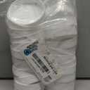 Cornucopia Brands Regular Mouth Plastic Mason Jar Lids, Unlined (24-Pack); Standard Size 70-450 White Plastic Caps for Mason Jars