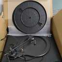 RetroAudio Vinyl Record Player Turntable, 4 Speakers and Amber Lights