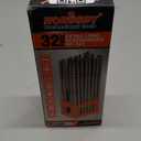 HORUSDY 32-Piece 1/4" Shan Extra Long Security Power Bit Set, 6" Long Tamper Proof Security Bits, S2 Steel