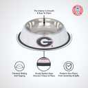 The Memory Company | Licensed NCAA Bling Team Logo Stainless Pet Bowl