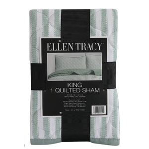 Ellen Tracy King 1 Quilted Sham 20x36 100%Polyester