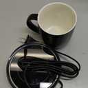 BESTINNKITS Smart Coffee Cup Warmer Set, Auto On/Off Gravityinduction Mug Office Desk Use, Candle Wax Cup Warmer Heating Plate (Up To 131F/55C), 14oz