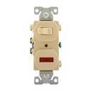Eaton 294V 15 Amp 120V Combination 3-Way Switch & Pilot Light, Ivory