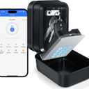 Smart Key Lock Box with Code  Bluetooth & PIN Unlock, APP Controlled Digital Lockbox for Keys, Generate eKeys and Remote Passcodes for Airbnb Landlords Families Realtors (Grey)