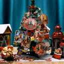 Syhood 36 Pcs Christmas Horse Ornaments Funny Farm Animal Wooden Hanging Tree Decoration Farmhouse Holiday Decor Xmas Ornament Gift for Horse Lovers