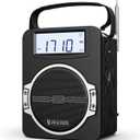 Jeujug Portable AM FM Radio