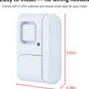 GE 45115 Wireless Magnetic Window Alarms 2 Pack