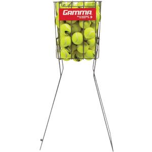 GAMMA Tennis BallHopper, Racquet Sports Ball Hoppers for Easy Pick Up, Carrying, and Storage, Durable, Convenient, Heavy-Duty Construction, Multiple Colors, Pickleball Hoppers (Silver)