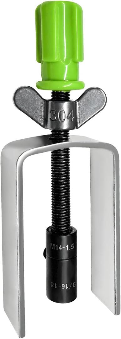 Steering Wheel Lock Plate Remover, Lock Plate Compressor Puller Tool Featuring Reversible Adapter, Essential Installer Removal Tool for Most Vehicles with Locking Steering Wheels