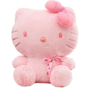 Sanrio Pink Hello Kitty Doll Plushies Sakura Kt Cat Plush Toy Girl'S Gifts Cute Cartoon Doll Birthday Gifts For Girls 10 Inch Pink Plush