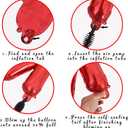 3 x 16 Inch Red Class of 2026 Balloons, Foil Graduation Balloons, Class of 2026 Graduation Party Decorations Supplies