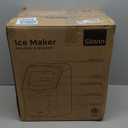 Totnz Nugget Ice Maker Countertop, 44lbs per Day with Self-Cleaning FunctionTimer Pebble Ice Maker with Soft Chewable Ice for Home Kitchen Office Bar Party,Stainless Steel