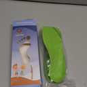 Ailaka Kids Orthotic Arch Support Shoe Insoles, Plantar Fasciitis Cushioning Athletic Inserts for Flatfoot Pain Relief Running Walking (5-6.5 M US Big kids (adult size xs), Green)