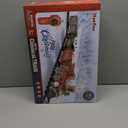 Hot Bee Christmas Train Set with Remote Control Train Toys w/Smoke, Lights & Sound, Christmas Train Sets for Around The Tree, Toy Train for Kids Train Set for 3 4 5 6 7+ Years Old Boys Gifts