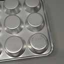 Nordic Ware Naturals 12 Cavity Muffin Pan with High-Domed Lid