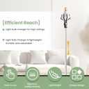 Light Bulb Changer for High Ceilings, Lightweight Light Bulb Extension Pole Changer Reach up to 13FT,High Ceiling Light Bulb Changer with Pole-8FT Extension Pole for Home/Commercial Use