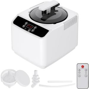 Larger Sauna Steamer 3L, 1000W Portable Sauna Steam Machine with Remote Control - Fast Heating Home Spa Unit, 12 Levels