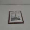 Dark Walnut Solid Wood Picture Frame - 12x16 or 8.5x11, Farmhouse Distressed for Wall Mounting