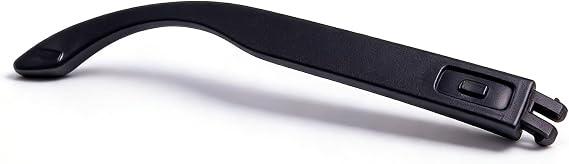 1Pc Right Eyeglass Leg/Sunglasses Frame, No Icons,Black Fits for Sunglasses, Ergonomic Curved Ear Grip, ONLY Fits for OO9102, XL OO9417, AF OO9244(Asian Fit) Models (Only Right, No Icons)