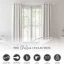 Kenney Chelsea Ball End Window Curtain Rod, Adjustable Curtain Rod for Windows 28 to 48 Inches, Extendable Curtain Rod Set, White