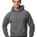Hanes Adult Comfortblend Ecosmart Hooded Pullover Fleece, Smoke Grey, XLarge