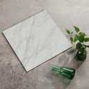 40 Pack Marble Peel and Stick Floor Tiles 12''x 12'' Vinyl Waterproof Sticker, Self Adhesive and Marble Look Sticker on Floor for Bathrooms, Bedrooms, Living Rooms, and Kitchens (40Pack, 5011White)