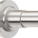 SUNALLY Shower Curtain Rod Adjustable 32-47 Inch, Spring Tension Shower Rods Stainless Steel Telescoping Curtain Rod for Bathroom, No Drilling, No Slip, No Rust, Nickel