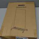 Sakugi Clothes Rack - Clothing Rack with Storage Mesh Shelf & Casters, Heavy-Duty Metal Clothing Rack for Hanging Clothes, Dresses, Coats, Large Load Capacity, Easy Assembly, Black, 28.0"x16.9"x59.0"