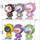 YUNEASELF Acrylic Display Case - 2 Layer Clear Display Case for Funko Pop Action Figures - Wall Mounted or Desktop Dustproof Display Cabinet Shelf for Labubus Collectibles Mini Toys