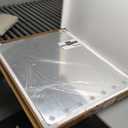 Hasipu Vanity Mirror with Lights, 40" x 32" Makeup Mirror, Light up Mirror with 19 Dimmable LED Lights and 10X Magnification, 3 Colors Modes, Touch Control, USB Charging Port, White