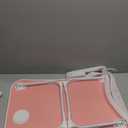 Ruxury Folding Lap Desk Bed Desk Laptop Table Tray, Breakfast Serving Tray, Portable & Lightweight Mini Table for Sofa Couch Floor - Pink