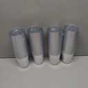 Goodluck 100PCS 10oz Plastic Cups for Party, Disposable Silver Plastic Cups, Cocktail Glasses for Wedding Thanksgiving, Christmas, and Parties