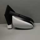 Spieg Passenger Side Mirror for 2013-2015 Toyota RAV4 Power Adjustment Heated Turn Signal Light Manual Fold Painted White 7 Pins Right TO1321310