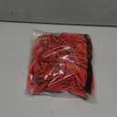 TECEUM Cotton Rope 3/16 (5 mm)  100 FT  Strong All-Purpose Braided Rope  Natural Cotton  for Crafting, amping, Clothes Line, DIY, Indoor & Outdoor Use  Red