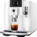 Jura E8 Piano White 15683 | E8 Coffee Machine in, Relevant information is shown in the cockpit, Between preparations