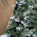 7 ft. Pre-Lit Artificial Christmas Tree Hinged Artificial Xmas Tree