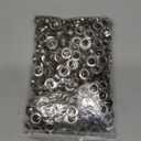 Yescom 1000 pcs Grommet Kit 3/8 inch Size #2 Nickel-Finished Grommets Compatible with Semi-Automatic Eyelet Machine for Fabric Leather Tarp YES0387