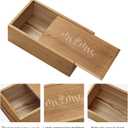 AW BRIDAL Mr and Mrs Champagne Flutes Set of 2, Engagement Gift for Couples and Newlyweds, Bridal Shower Gifts for Bride to Be, Wedding Anniversary Toasting Glasses Set with Wooden Box