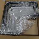 QHMCHLDZ Adhesive Shower Caddy, 2 Pack Corner Bath Organizer, Rustproof Stainless Steel Shower Shelves with Large Capacity, No Drilling Shelves for Bathroom Storage, Home, Kitchen Décor