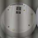 Crane White Drop Ultrasonic Cool Mist Teardrop Humidifier, 1 Gallon Tank, Baby Humidifier for Nursery, Bedroom, Plants, Office, Adjustable Mist Levels