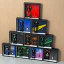 iLuane Display Wallboard for LEGO Speed Champions Ultimate Collector's Pack, Contains 10 Sets in 1, Adult Collectibles Wall Mount, Home or Office Décor (No Car Included), 29.92*12.6*12.6 inch
