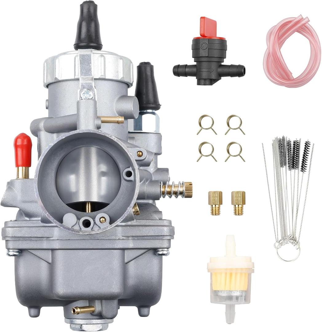 2 Stroke Polaris Carburetor Compatible with Scrambler Sportsman Sport Xplorer Trail Blazer Big Boss 400 400L 1994-2002 Engines Carb Replace#3130710 3130574 3130957 3131323 3131404