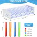 FoldTier 80 Pcs Neon Plastic Test Tube Shots, 16 x 125 mm (12 ml) Assorted Colors Shot Tubes for Liquor Candy Cocktail Storage Container for Birthday Bar Wedding Halloween Party Favors Supplies